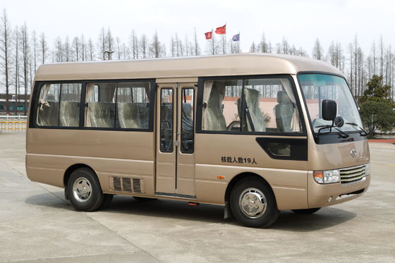 चीन यौचई इंजन के साथ टोयोटा शैली रोसा पर्यटक मिनी बस कोस्टर वाहन 6 मीटर आपूर्तिकर्ता