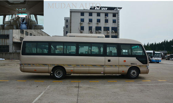 चीन Mudan Golden City Tour Bus , Diesel Engine 25 Seater Minibus Semi - Integral Body आपूर्तिकर्ता