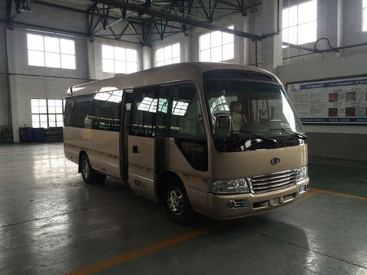 चीन Sunroof 145HP Power Star Minibus 30 Passenger Mini Bus With Sliding Side Window आपूर्तिकर्ता