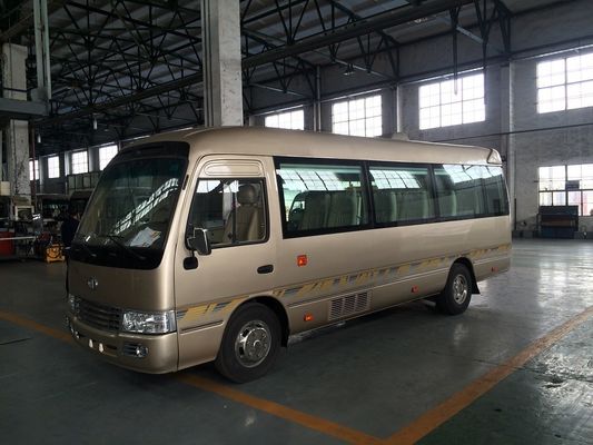 चीन Swing Door / Sliding Door Coaster Mini Bus Toyota Type Front Semi - Integral Body आपूर्तिकर्ता