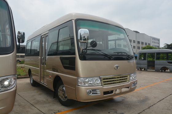 चीन 6 M Length Rural Toyota Coaster Rosa Minibus 5500kg Weight Wheel Base 3300mm आपूर्तिकर्ता