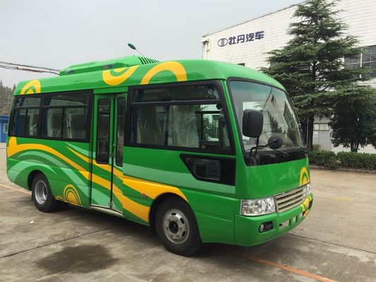 चीन ग्रामीण टोयोटा कॉस्टर बस / मित्सुबिशी कोच रोजा मिनीबस 7.5 एम लंबाई आपूर्तिकर्ता