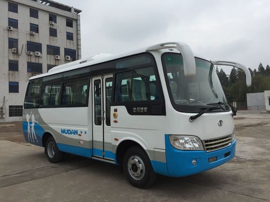 चीन SKD / CKD Diesel Mini Bus 19 Seater Minibus Public Service 3300mm Wheel Base आपूर्तिकर्ता