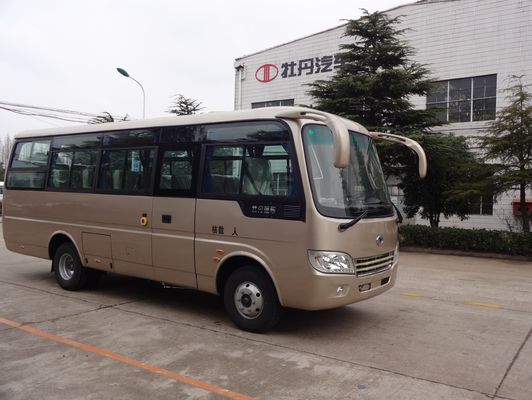 चीन School Transportation Star Type 30 Passenger Mini Bus With Aluminum Hard Door आपूर्तिकर्ता