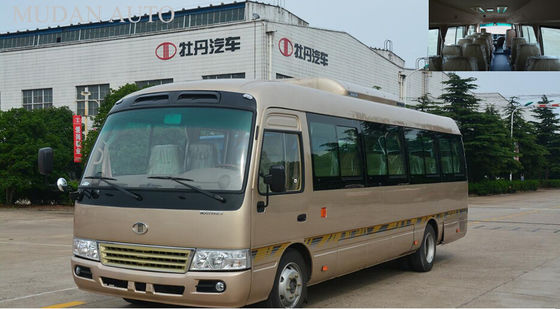 चीन Air Brake RHD Tourism Star Minibus Model Coach Bus With Euro III Standard आपूर्तिकर्ता