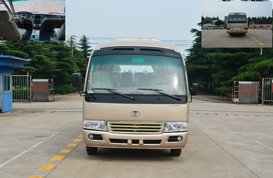 चीन वाणिज्यिक वाहन परिवहन काउंटी कोच बस जापानी ग्रामीण कोस्टर प्रकार एसजीएस / आईएसओ प्रमाणित आपूर्तिकर्ता