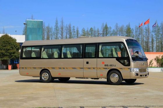 चीन 24 सीट कोस्टर मिनीबस वाहन, सिटी टूरिस्ट मिनी बस पर्यावरण संरक्षण आपूर्तिकर्ता