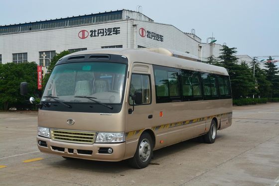 चीन 7.3 Meter Public Transport Bus 30 Passenger Minibus Safety Diesel Engine आपूर्तिकर्ता