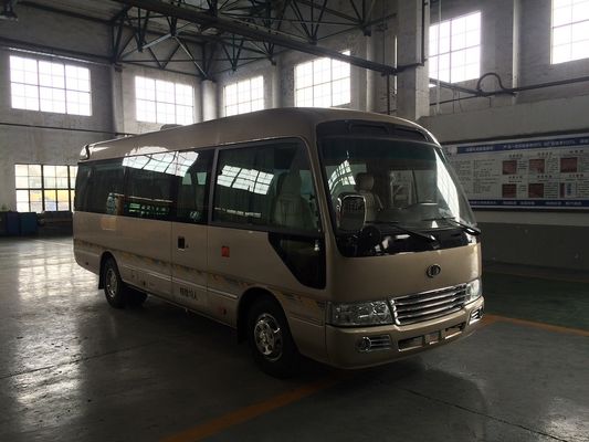 चीन Front Cummins Engine ISUZU 7M Toyota Coaster Van Euro 3 24 - 27 Seats Capacity आपूर्तिकर्ता