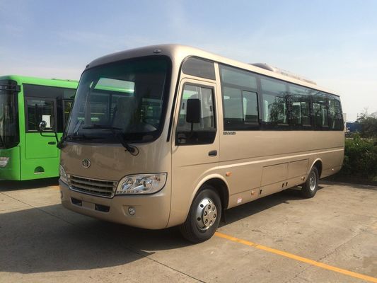 चीन Diesel Right Hand Drive Star Minibus 2x1 Seat Arrangement Coaster Mini City Bus आपूर्तिकर्ता
